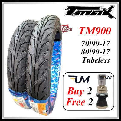 TMAX TYRE TUBELESS TAYAR TIRE 17 BUNGA TAJAM TT9 TT100 DUNLOP MAXXIS DIAMOND 70/90-17 80/90-17 TM100 TM818 TM900 TT 900