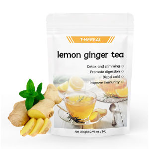Lemongrass-Lemon-Ginger Tea Detox Refreshing/ginger/detox/lemon-ginger/lemongrass Beauty/anti-aging/no-additives Spring/summer/autumn Pure-herbs