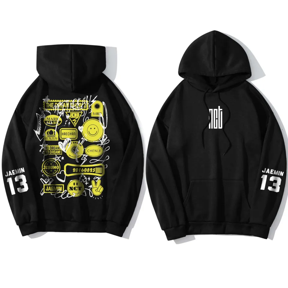 Jaket sweater hoodie oversize korean style nct dream Chenle Haechan Jaemin  Jeno Jisung Renjun bahan lembut tebal tidak berbulu bisa COD