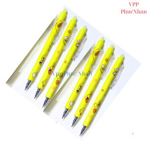 Bút Gel Bấm Tẩy Xóa Được  (Mực Xanh Tím) Đủ Mẫu VS9989-Tím 0.5mm