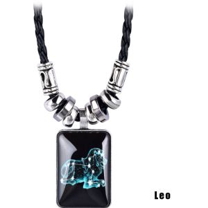 NOBLELUX Nam Thiết kế 12 cung hoàng đạo Chòm sao Vòng cổ Thiên hà Chòm sao dây chuyền