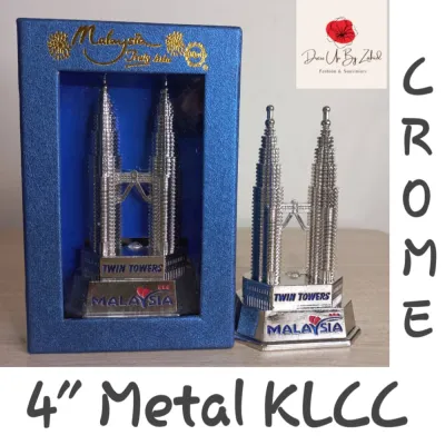 Stainless Steel KLCC with Bottle Opener Gift Box/KLCC 14CM TWIN TOWERS KUALA LUMPUR MALAYSIA SOUVENIR WITH OPENER