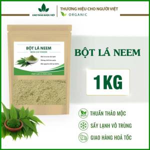 Bột lá neem nguyên chất 1kg (Lá nem kháng khuẩn ngừa mụn giảm thâm nám) - Chợ Thảo Dược Việt