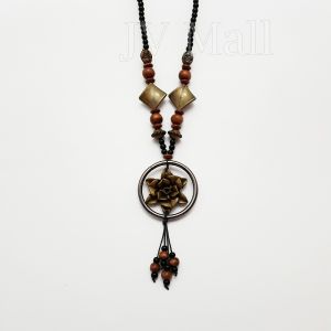 Kalung Cantik / Kalung Fashion / Kalung Batik / Aksesoris Batik / Kalung Etnik / Kalung Handmade / Kalung Wanita / Aksesoris Wanita / Kalung Hijab / Kalung Modern KF31