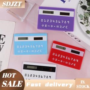 SDJZT Solar 8 Digit Calculator Student Mini Calculator Portable Slim Calculator Stationery Math Toys School Electronics Calculator