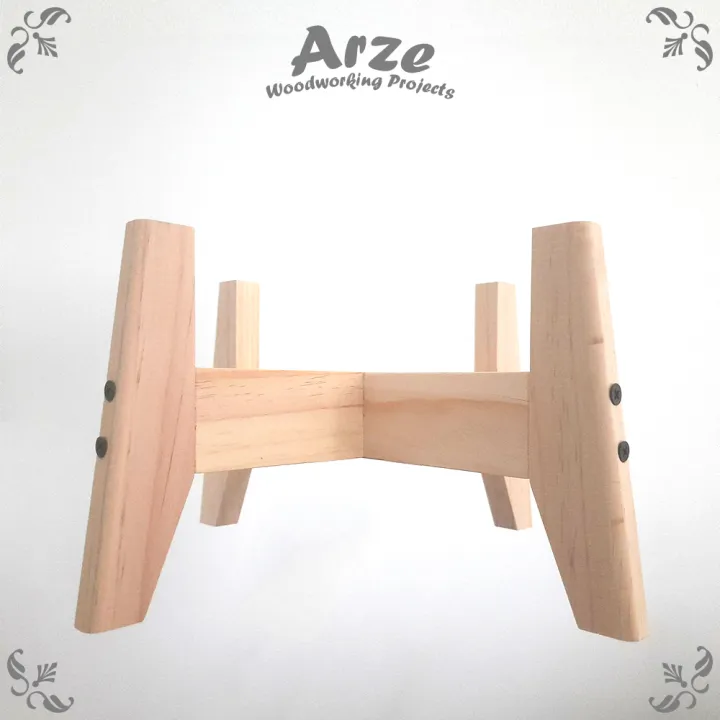 ขาตั้งกระถางต้นไม้ไม้สนนิวซีแลนด์ ทรง A มินิมอล