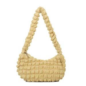 Thời trang túi đeo vai kiểu Trần cho hành khách và sinh viên minimalists Pleated bong bóng nóc nách túi Túi xách tay lớn