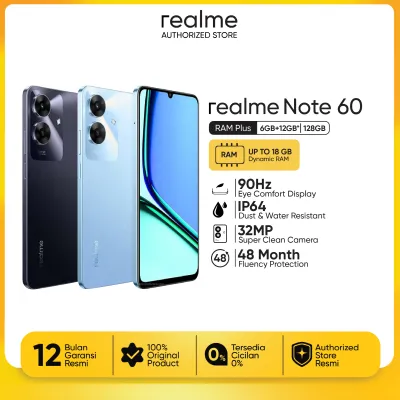 realme note 60 6+12/128GB | 32MP | Dust & Water Resistance IP64 | HP Android