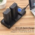KingMa Dual Charger BM048 for F550/F570/F750/F770/F950/F970 (LCD Indicator). 