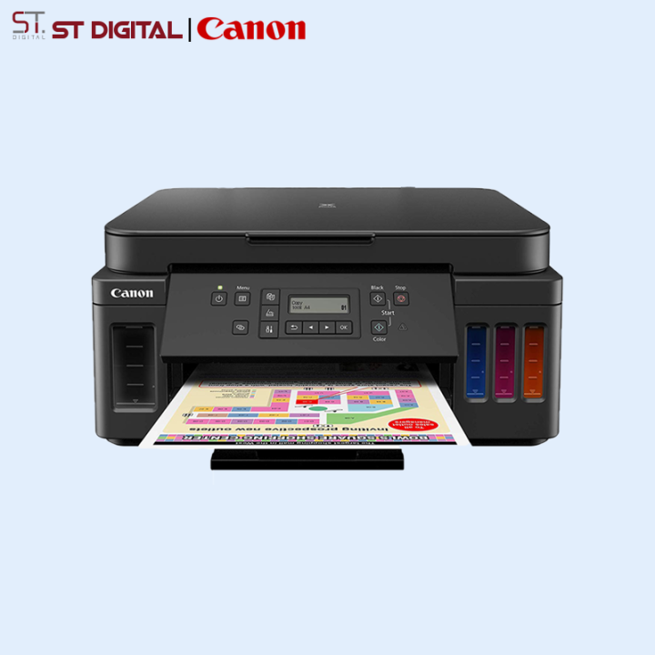 [Local Warranty] Canon PIXMA G6070 Refillable Ink Tank Wireless All-In ...