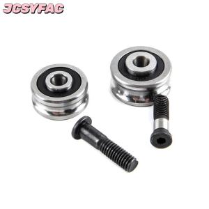 JCSYFAC Ròng rọc thép trục vít sg15 sg20 sg25 sg66 + M5 M6 M8 Con lăn dẫn hướng