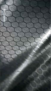 Skotlet Carbon Hexagonal Lebar 150cm Sticker Scotlet  Karbon Buat Kap Atap Mobil