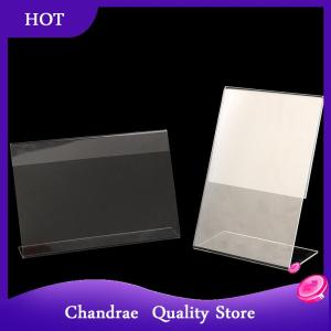 [Chandrae] Transparent Acrylic Picture Frame Double Sided Photo Frame Idol Photocard Holder Desktop Ornament Photo