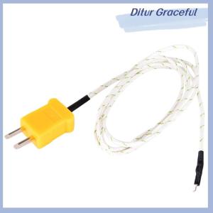 Ditur 1M/2M/3M K Type Thermocouple Probe Sensor For Digital Thermometer