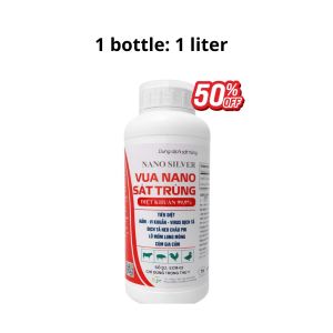Farm Disinfectant 1L | Nano Silver Livestock Sanitizer | Poultry & Swine Farm Hygiene Solution