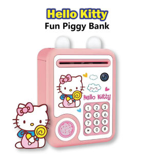 CoinBankSaverNewATMMachinewithFingerprintMoneyBankTabungSimpananDuitATMPasswordSafeBoxTabungMusic Coin bank