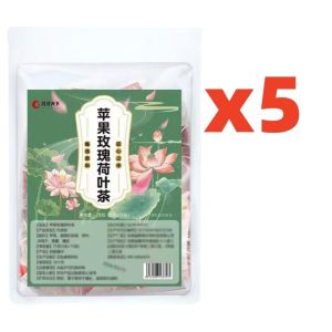 Trà Thảo Mộc Táo + Hoa Hồng + Lá Sen + Dâu Tằm + Thảo Quyết Minh: Hỗ Trợ Đào Thải Mỡ & Giảm Béo | Nguyên Liệu Thật - Túi Lọc Tiện Lợi