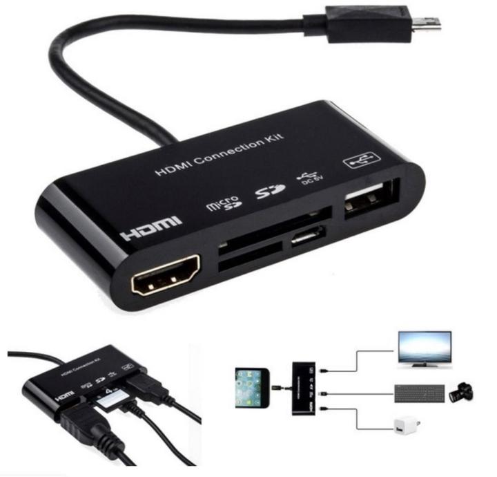 Multiport Adapter Usb Type C Hdmi Micro Usb Adapter Universal