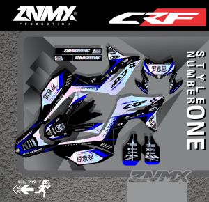 Decal crf150l / decal crf full body bisa custom / decal supermoto