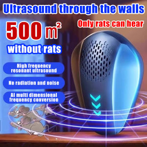 1000M No rats Electric Rodent Repeller 2024 Newest Mouse rat killer Use ultrasound to repel pests such as rats cockroaches snakes lizards mosquitoes Harmless to people and pets mousetrap Ultrasonic insect repell