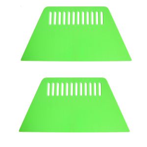 COOLCELLS 2Pcs Comfortable Grip Wallpaper Smoothing Scraper High Hardness Effortless Scraping Putty Tool Durable Thickness Plastic Scraper Putty Scraping