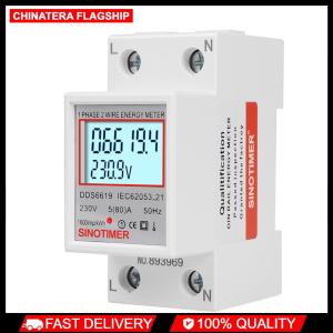 220V 230V Electrical Load Analyzer Digital Single Phase Energy Meter LCD Display Super Energy Saving 50 60Hz Indoor Installation