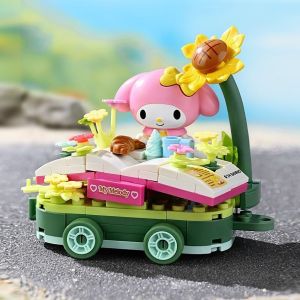 Đồ chơi - KEEPPLAY - k20831 Bộ đồ chơi xếp hình mô hình My Melody đi picnic ở vườn hoa