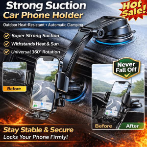 Strong Suction Car Phone Holder Universal 360° Rotation Gravity Phone Stand Dashboard Phone Mount Stand 车载手机支架