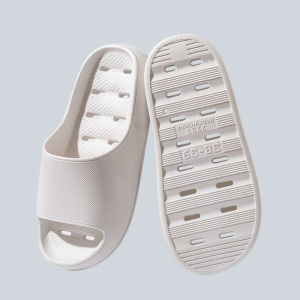 [Free Shipping] Summer Slippers For Home Use WomenS Non-Slip Bathroom Shower Slippers Thick-Soled Leak-Proof And Odor-Resistant Coconut Slippers