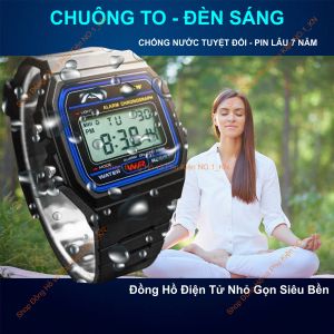 Đồng Hồ Điện Tử CAS|O Huyền Thoại 1 Sx tại Malaysia Chống Nước Tuyệt Đối Pin Lâu 7 Năm Full Chức Năng ch10