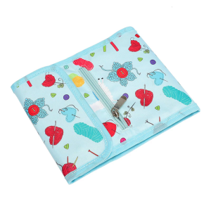 Portable Knitting Tool Organiser Bag Large Capacity Waterproof Circular Knitting Storage Case for Yarn Craft Tool