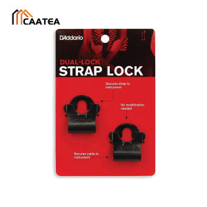 DAddario Guitar Strap Locks Pair Dual-Lock Strap Lock Anti Drop Durable