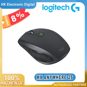 Logitech MX Anywhere 2S Bluetooth Edition Graphite Wireless Multi Device Mouse With Logitech Flow Gesture Control and Wireless File Transfer (Work From Home Home Based Learning)