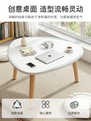 A few bay windows small table tatami small coffee table bedroom sitting on the floor low table Japanese solid wood kang table windowsill table low table.