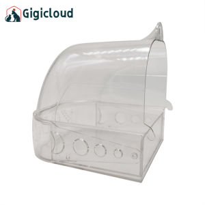 Gigicloud con vẹt tắm lớn phòng tắm LỒNG CHIM Nguồn cung cấp đa mục đích phòng tắm bather hộp cho ăn bồn tắm cho chim bồn tắm