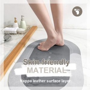 Super Absorbent Bathroom Mats | Rubber Non-Slip Bathroom Floor Mats