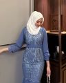 Ayda Dress Press Body Gamis Baju Brokat Kondangan Terbaru Bridesmaid Wedding 2024 Mewah Elegan. 
