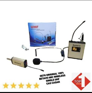 G70 original 100% betavo mic headset bando mic wireless Single cas casan charger profesional pro kar