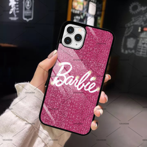 Case Samsung - Samsung Casing Hp Compatibel For All Tipe Samsung Motif [BARBIE] Hardcase Premium Glossy Efek Kaca Terbaru 2023