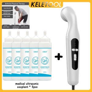 Ultrasonic gel massage gun Ultrasonic physiotherapy instrument Physical therapy equipment Ultrasonic machine
