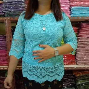 SHOOPY BLUS BROKAT WANITA/ATASAN KEBAYA MUTIARA