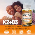 Daitea วิตามิน D3+K2 อาหารเสริมเพื่อสุขภาพหัวใจ กระดูก และฟัน. 