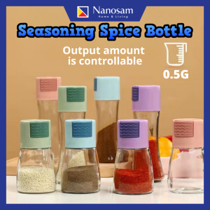 Spice Bottle Jar Container For Salt Sugar Seasoning Capable to Control Output Amount Condiment Bottle Botol Perasa 调料瓶