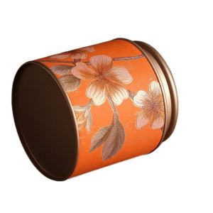ZYJC MALL New Chinese Style Tea Tin Can Empty Mini Tea Storage Jar Durable Portable Tea Sealed Jar Home