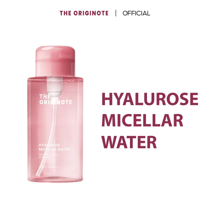 ผลิตภัณฑ์ล้างเครื่องสำอาง The Originote Hyalurose Micellar Water ผลิตภัณฑ์เช็ดล้างเครื่องสำอางค์ บริเวณผิวหน้า และรอบดวงตา