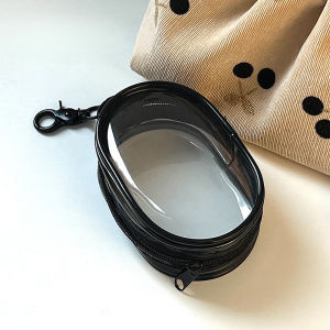 10CM Plush Doll Out Bag PVC Transparent Doll Transparent Display Storage Pouch Bag Pendant Clear Storage Case for Anime Cartoon Dolls