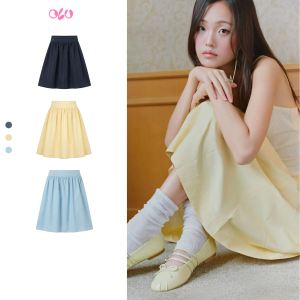 Chân Váy OLV Pleated Buttoned Midi Skirt – Xếp Ly Dáng Midi Đi Làm Đi Chơi