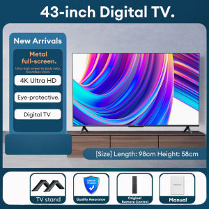 TV Smart 43 inch DIgital TV 43 inch DVB T2 Android 12 UHD 4K HDMI/USB/WIFI Netflix/YouTube PS3/PS4
