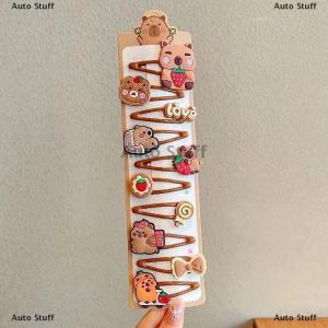 [COD] Auto Stuff 10ชิ้นน่ารัก capybara กิ๊บติดผมขนาดเล็กสำหรับเด็กผู้หญิงกิ๊บหนีบผมคลิปหนีบผมหน้าม้าด้านข้างเครื่องประดับผมเด็ก