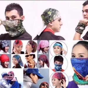 Cycling Balaclava Face Mask Bandana Hood Headwear for Bike Camo Hats Full Face Mask Wind-Resistant